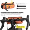 Rhinowalk Bike Handlebar Bag, Bicycle Front Bag Shoulder Bag Storage Bag with Shoulder Strap for Road Mountain Bike Cycling Travel (Orange) view 4