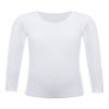 Loodgao Unisex Kids Thermal Underwear Tops Long Sleeve Crew Neck T-Shirt Compression Base Layer Undershirt White 10-12 Years view 1