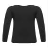 Loodgao Unisex Kids Thermal Underwear Tops Long Sleeve Crew Neck T-Shirt Compression Base Layer Undershirt Black 7-10 Years view 2