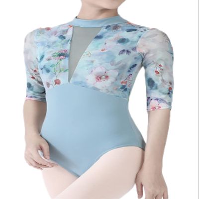 Dance Elite - Floren - Dance Leotard For Women. Leotards for Women Ballet and Dance (Adult L, Blue)