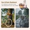 GRANNY SAYS Bicycle Basket Front Handlebar, Wicker Bike Baskets for Adult Bikes, Hand Woven Rectangular Basket, Waterproof Bike Basekts, Women Bicycle Beach Cruiser Accessories, Picnic Baskets view 2