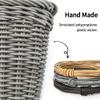 GRANNY SAYS Bicycle Basket Front Handlebar, Wicker Bike Baskets for Adult Bikes, Hand Woven Rectangular Basket, Waterproof Bike Basekts, Women Bicycle Beach Cruiser Accessories, Picnic Baskets view 3