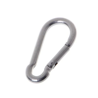 BasskBeauty KOCOME Carabiner Clip Heavy Duty Small Stainless Steel Carabiner Hook Outdoor Clip Hook Carabiner Snap Hook Clips Spring Snap Clip Locking Carabiner Keyring for Hiking Fishing