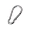 BasskBeauty KOCOME Carabiner Clip Heavy Duty Small Stainless Steel Carabiner Hook Outdoor Clip Hook Carabiner Snap Hook Clips Spring Snap Clip Locking Carabiner Keyring for Hiking Fishing view 1