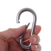BasskBeauty KOCOME Carabiner Clip Heavy Duty Small Stainless Steel Carabiner Hook Outdoor Clip Hook Carabiner Snap Hook Clips Spring Snap Clip Locking Carabiner Keyring for Hiking Fishing view 2