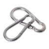 BasskBeauty KOCOME Carabiner Clip Heavy Duty Small Stainless Steel Carabiner Hook Outdoor Clip Hook Carabiner Snap Hook Clips Spring Snap Clip Locking Carabiner Keyring for Hiking Fishing view 4
