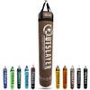 Muay Thai Punching Bag 6ft 150lbs Unfilled Made in USA (Brown/Black, with D-Ring) view 1