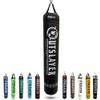 Muay Thai Punching Bag 6ft 150lbs Unfilled Made in USA (Black, with D-Ring) view 1
