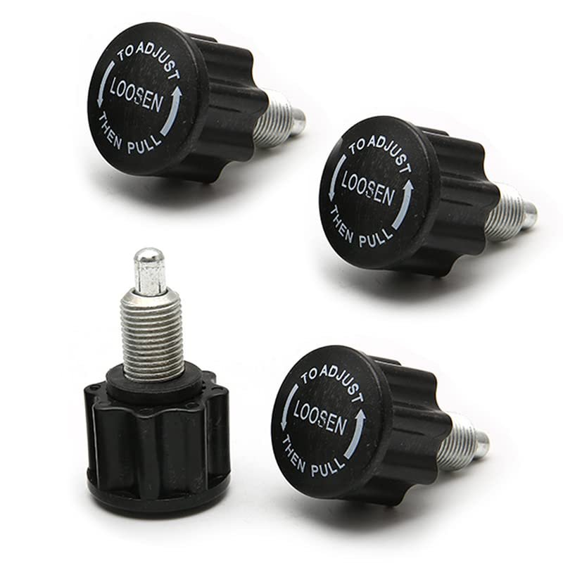 ciciTree M16 Locking Pop Pin Knob Pull-Up Spring for Exercise Bike Adjustment 4Pcs