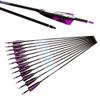 600-Spine Arrow 32-Inch Arrow Target Practice Arrow Hunting Arrow Carbon Arrows Compound Bow Recurve Bow Adult Youth Archery Indoor Outdoor Shooting Bullet Field Tip 18pc Style2 view 2