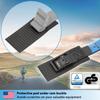 valonic ANT - Short Lashing Strap, Padded, 4 Pieces, 1 ft, 350lbs Breaking Strength, cam Buckle, Black - tie Down Straps for Bike Rack view 4