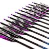600-Spine Arrow 26-Inch Arrow Target Practice Arrow Hunting Arrow Carbon Arrows Compound Bow Recurve Bow Adult Youth Archery Indoor Outdoor Shooting Bullet Field Tip 18pc Style2 view 3