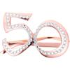 GALPADA Birthday Glasses 50th Birthday Decorations Eyeglasses Novelty Funny Eyewear Funny Costume Sunglasses view 1