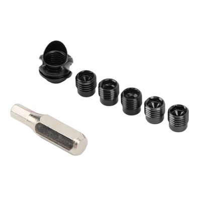 Compound Bow Peep Sight, Replaceable Inner Core Durable Archery Hooded Sight Cover Kit Lightweight 6X 8X Clarifying Lens CNC Machined for Hunting (Black)