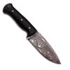 WolfKlinge Handmade Damascus Steel Fixed Blade Knife for Hunting, Survival,Camping,Bushcrafting and Fishing- with Drop Point,Blade--Full Tang-Micarta Handle and Cowhide-Leather Sheath DCX 22 -280 (Celestial Shard) view 4