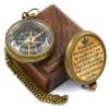 to My Son Compass with Wooden Box-Mom to Son CompassMother to Son Gifts-Graduation Day Gifts for Son-Hiking Backpacking Compass-Birthday Confirmation Students Baptism Communion Compass for Women Men view 2