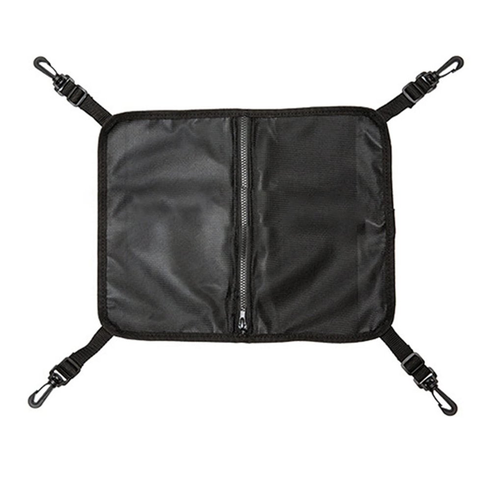 Jaugufiy Mesh Deck Bag for Stand Up Paddleboard, Surfboard, Kayak - Black, One Size