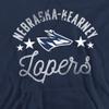 University of Nebraska at Kearney Official Lopers Unisex Adult Pull-Over Hoodie, Nebraska at Kearney Lopers, Navy, Small view 2