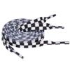 5Chaos Checker Shoelaces, Checkered Plaid Patterned Shoe Laces for Women Girls Kids, Check Design Shoestring with Aglets 1 Pair (43" (110CM) view 1