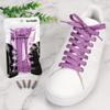 5Chaos Glitter Metallic Sparkle Shoelaces, Sparkly Shiny Shoe Laces for Women Kids Girls Men, Fun Funky Shoestring with Aglets 1Pair (59" (150CM), Metallic Purple) view 2