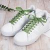 5Chaos Glitter Metallic Sparkle Shoelaces, Sparkly Shiny Shoe Laces for Women Kids Girls Men, Fun Funky Shoestring with Aglets 1Pair (47" (120CM), Metallic Green) view 3