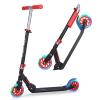 Kick Scooter - Collapsible Portable Kids Push Scooter - Lightweight Folding Design with High Visibility RGB Light Up LEDs on Wheels view 1