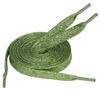 5Chaos Glitter Metallic Sparkle Shoelaces, Sparkly Shiny Shoe Laces for Women Kids Girls Men, Fun Funky Shoestring with Aglets 1Pair (31" (80CM), Metallic Green) view 1