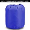 ELVONS Heavy Boat Cover, 600d Material Trailerable Multi-Size Boat Cover Dustproof and Anti-Aging Boat Cover Fits V-Boats, Trimarans, Speedboats, Bass Boats,Blue,19~21ft(770cm*480cm) view 4