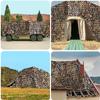 Fousam Camo Netting, Camouflage Netting Bulk Roll 10X10 10X20 20X20 for Hunting Party Decoration Sunshade view 4