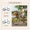 GRANNY SAYS Bike Basket, Wicker Basket for Bike, Hand-Woven Bicycle Basket, Detachable Wicker Front Handlebar Bike Basket view 4