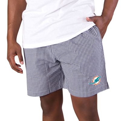 Concepts Sport Men's Navy/White Miami Dolphins Tradition Woven Jam Shorts