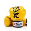 Fairtex BGV19 Deluxe Tight-Fit Gloves (Gold, 12 oz) view 1