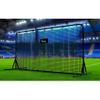 Vallerta 12x6 Steel Frame Soccer Rebounder Backstop Wall w/Carry Case. Perfect for Solo/Team Kickback Practice and Pass Training. Improve Touch/Passing & Ball Control Skills! US Owned view 2