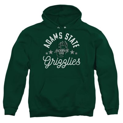 Adams State University Official Grizzlies Unisex Adult Pull-Over Hoodie, Adams State University, Hunter Green, Large