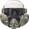 Aifordge Cool Half Face Masks Tactical Helmet Masks with Tactical Goggles Lower Face Airsoft Masks