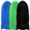 Superio Toboggan Snow Sled- 46 Plastic Open Back Sled for Kids and Adults- Heavy Duty Sled with Hole for Downhill Sledding, Winter Outdoor Sports, (Blue, Green, Black) view 1