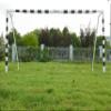 Vallerta Signature Series Steel Frame Soccer Goal with Checkered Goal Frame Posts for Youth Practice and Training. (12 X 6 Ft) view 2