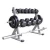 BELUND Dumbbell Rack Stand, Steel Dumbbell Bench Free,2-Tier Weights Plates Ideal Barbell Rack for Health Clubs and Home Gyms,Bearing 1000Lbs,Stand Only (Color : Silver) view 1