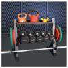 BELUND 2tier Dumbbell Rack Stand, Adjustable Dumbbell Bench Steel Kettlebell Barbell Display Stand Ideal for Health Clubs and Home Gyms,Stand Only view 1