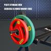 BELUND 2tier Dumbbell Rack Stand, Adjustable Dumbbell Bench Steel Kettlebell Barbell Display Stand Ideal for Health Clubs and Home Gyms,Stand Only view 4