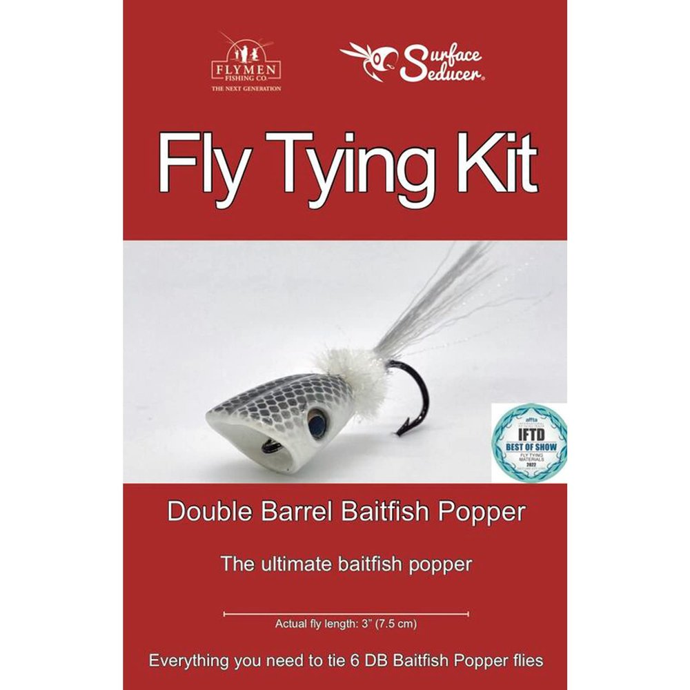 Flymen Fishing Company Fly Tying Kits DB Baitfish Popper