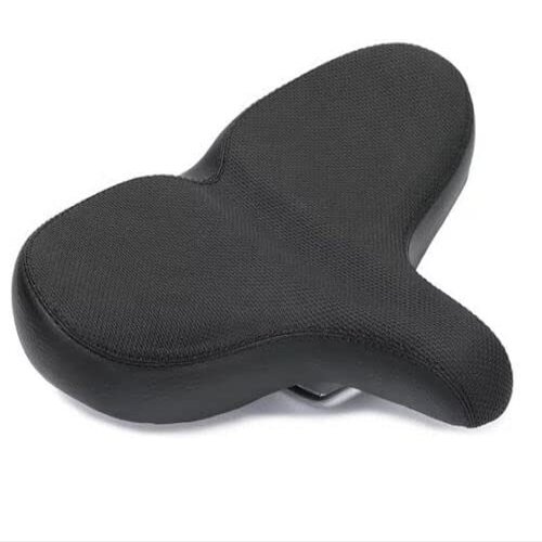 Bicycle Saddle Extra Wide Soft Comfort Bike Seat Men Women Relief Black E-Bike