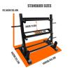 BELUND 3-Tier Dumbbell Rack Stand, Steel Dumbbell Bench Free Weights Plates Ideal Barbell Rack for Health Clubs and Home Gyms,Bearing 1200Lbs view 2
