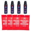 Prepared Hero 4x4 Fire Blanket & Spray Bundle - 40' x 40' Emergency Blanket for Home, Car & Kitchen view 1