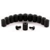 [12 Pack] HolsterSmith Holster Retention Assembly - Black Chicago Screw Slotted Post Truss Head Design - (.500 Inch Slotted Post + .500 Phillips Truss Head Screw + .625 EPDM Washer) view 2