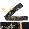 FLURSAILE 2pcs Sword Bag 51inch Synthetic Silk Katana Bag Sword Cover Carrying Case For Samurai Swords (Plum Blossom Black & Blue) view 4