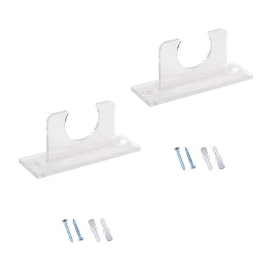 VILLFUL 2pcs Acrylic Baseball Bat Mount Softball Storage Bracket Strong Load-bearing Capacity for Display and Storage Space-saving Design for Home Sports Decor