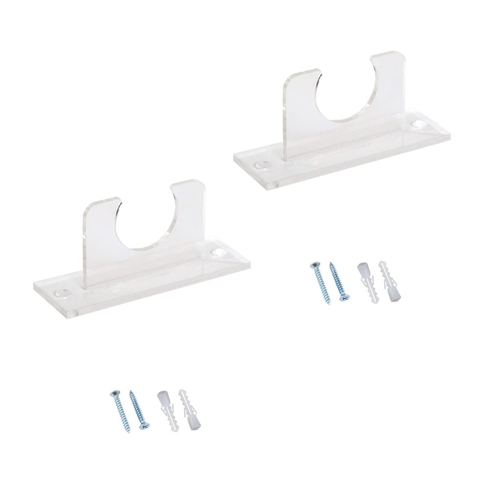 VILLFUL 2pcs Acrylic Baseball Bat Mount Softball Storage Bracket Strong Load-bearing Capacity for Display and Storage Space-saving Design for Home Sports Decor
