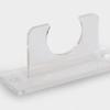 VILLFUL 2pcs Acrylic Baseball Bat Mount Softball Storage Bracket Strong Load-bearing Capacity for Display and Storage Space-saving Design for Home Sports Decor view 2