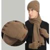 KANDUO 3 in 1 Women Soft Warm Thick Knitted Hat Scarf & Gloves Winter Set A Great Gift (Color : D, Size : One Size) view 2